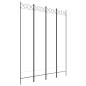 vidaXL 4-tlg. Paravent Weiß 160x200 cm Stoff vidaXL 4-tlg. Paravent Weiß 160x200 cm Stoff