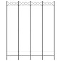 vidaXL 4-tlg. Paravent Weiß 160x200 cm Stoff vidaXL 4-tlg. Paravent Weiß 160x200 cm Stoff