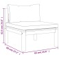 vidaXL 7-tlg. Garten-Lounge-Set mit Creme Kissen Massivholz Akazie vidaXL 7-tlg. Garten-Lounge-Set mit Creme Kissen Massivholz Akazie