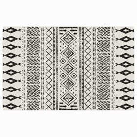 vidaXL Teppich Kurzflor Mehrfarbig 190x300 cm Rutschfest