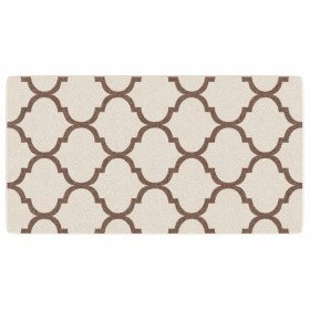 vidaXL Teppich Kurzflor Mehrfarbig 80x150 cm Rutschfest