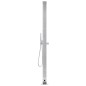 Gartendusche mit Brauner Bodenplatte 225 cm Edelstahl Gartendusche mit Brauner Bodenplatte 225 cm Edelstahl