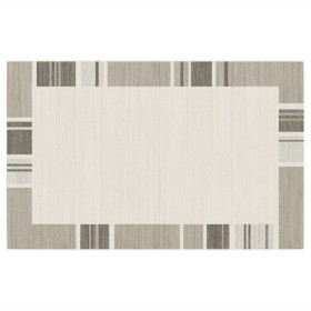 vidaXL Teppich Kurzflor Mehrfarbig 190x300 cm Rutschfest