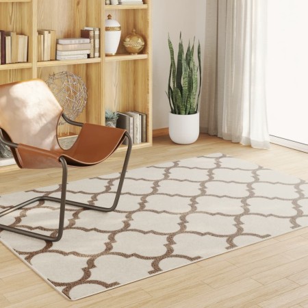 vidaXL Teppich Kurzflor Mehrfarbig 160x230 cm Rutschfest
