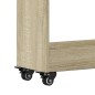 vidaXL Schrank mit Rollen Sonoma-Eiche 60x22x79 cm Holzwerkstoff vidaXL Schrank mit Rollen Sonoma-Eiche 60x22x79 cm Holzwerkstoff