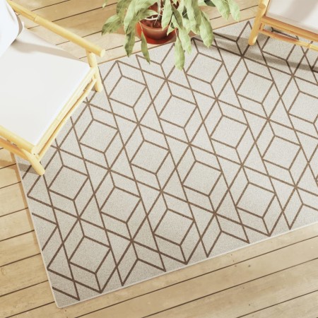 vidaXL Teppich Kurzflor Mehrfarbig 120x180 cm Rutschfest