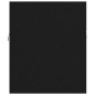Waschbeckenunterschrank mit Einbaubecken Schwarz Holzwerkstoff Waschbeckenunterschrank mit Einbaubecken Schwarz Holzwerkstoff