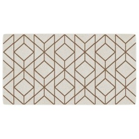 vidaXL Teppich Kurzflor Mehrfarbig 80x150 cm Rutschfest