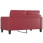 vidaXL 2-Sitzer-Sofa Weinrot 140 cm Kunstleder vidaXL 2-Sitzer-Sofa Weinrot 140 cm Kunstleder