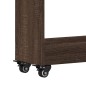 vidaXL Schrank mit Rollen Braun Eichen-Optik 60x22x79 cm Holzwerkstoff vidaXL Schrank mit Rollen Braun Eichen-Optik 60x22x79 cm Holzwerkstoff