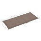 vidaXL Gartenstühle 6 Stk. mit Taupe Kissen Massivholz Teak vidaXL Gartenstühle 6 Stk. mit Taupe Kissen Massivholz Teak