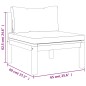 vidaXL 11-tlg. Garten-Lounge-Set mit Creme Kissen Massivholz Akazie vidaXL 11-tlg. Garten-Lounge-Set mit Creme Kissen Massivholz Akazie