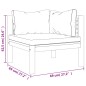 vidaXL 10-tlg. Garten-Lounge-Set mit Creme Kissen Massivholz Akazie vidaXL 10-tlg. Garten-Lounge-Set mit Creme Kissen Massivholz Akazie
