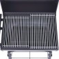vidaXL Holzkohlegrill Smoker mit Unterer Ablage Schwarz vidaXL Holzkohlegrill Smoker mit Unterer Ablage Schwarz