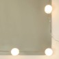 vidaXL Spiegelschrank mit LED Hochglanz-Weiß 91x15x76,5 cm vidaXL Spiegelschrank mit LED Hochglanz-Weiß 91x15x76,5 cm