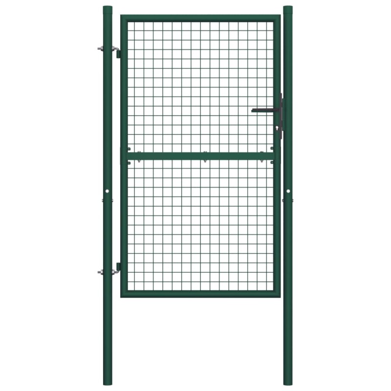 vidaXL Zauntor Stahl 100x175 cm Grün vidaXL Zauntor Stahl 100x175 cm Grün