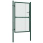 vidaXL Zauntor Stahl 100x175 cm Grün vidaXL Zauntor Stahl 100x175 cm Grün