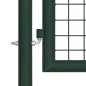 vidaXL Zauntor Stahl 100x175 cm Grün vidaXL Zauntor Stahl 100x175 cm Grün