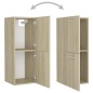 Badmöbel-Set Sonoma-Eiche Holzwerkstoff Badmöbel-Set Sonoma-Eiche Holzwerkstoff