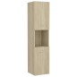 Badmöbel-Set Sonoma-Eiche Holzwerkstoff Badmöbel-Set Sonoma-Eiche Holzwerkstoff