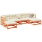 vidaXL 6-tlg. Garten-Sofagarnitur Wachsbraun Massivholz Kiefer vidaXL 6-tlg. Garten-Sofagarnitur Wachsbraun Massivholz Kiefer