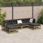 vidaXL 6-tlg. Garten-Sofagarnitur Kiefernholz Imprägniert vidaXL 6-tlg. Garten-Sofagarnitur Kiefernholz Imprägniert