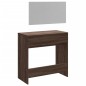 vidaXL Schminktisch mit Spiegel Braun Eichen-Optik 80x39x80 cm vidaXL Schminktisch mit Spiegel Braun Eichen-Optik 80x39x80 cm