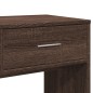 vidaXL Schminktisch mit Spiegel Braun Eichen-Optik 80x39x80 cm vidaXL Schminktisch mit Spiegel Braun Eichen-Optik 80x39x80 cm