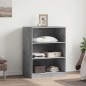 vidaXL Kleiderschrank Betongrau 77x48x102 cm Holzwerkstoff vidaXL Kleiderschrank Betongrau 77x48x102 cm Holzwerkstoff