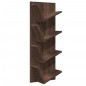 vidaXL Wand-Bücherregal mit 4 Fächern Braun Eichen-Optik 33x16x90 cm vidaXL Wand-Bücherregal mit 4 Fächern Braun Eichen-Optik 33x16x90 cm