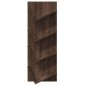 vidaXL Wand-Bücherregal mit 4 Fächern Braun Eichen-Optik 33x16x90 cm vidaXL Wand-Bücherregal mit 4 Fächern Braun Eichen-Optik 33x16x90 cm
