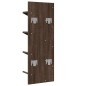 vidaXL Wand-Bücherregal mit 4 Fächern Braun Eichen-Optik 33x16x90 cm vidaXL Wand-Bücherregal mit 4 Fächern Braun Eichen-Optik 33x16x90 cm
