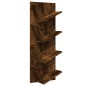 vidaXL Wand-Bücherregal mit 4 Fächern Räuchereiche 33x16x90 cm vidaXL Wand-Bücherregal mit 4 Fächern Räuchereiche 33x16x90 cm