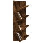 vidaXL Wand-Bücherregal mit 4 Fächern Räuchereiche 33x16x90 cm vidaXL Wand-Bücherregal mit 4 Fächern Räuchereiche 33x16x90 cm