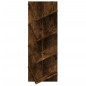 vidaXL Wand-Bücherregal mit 4 Fächern Räuchereiche 33x16x90 cm vidaXL Wand-Bücherregal mit 4 Fächern Räuchereiche 33x16x90 cm