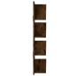 vidaXL Wand-Bücherregal mit 4 Fächern Räuchereiche 33x16x90 cm vidaXL Wand-Bücherregal mit 4 Fächern Räuchereiche 33x16x90 cm