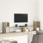 vidaXL TV-Schränke 2 Stk. Sonoma-Eiche 100x30x50 cm Holzwerkstoff vidaXL TV-Schränke 2 Stk. Sonoma-Eiche 100x30x50 cm Holzwerkstoff