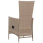 vidaXL 7-tlg. Garten-Essgruppe Poly Rattan Beige vidaXL 7-tlg. Garten-Essgruppe Poly Rattan Beige