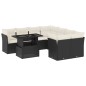 vidaXL 9-tlg. Garten-Sofagarnitur mit Kissen Schwarz Poly Rattan vidaXL 9-tlg. Garten-Sofagarnitur mit Kissen Schwarz Poly Rattan