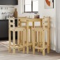 vidaXL 5-tlg. Bar-Set Massivholz Kiefer vidaXL 5-tlg. Bar-Set Massivholz Kiefer