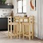 vidaXL 5-tlg. Bar-Set Massivholz Kiefer vidaXL 5-tlg. Bar-Set Massivholz Kiefer