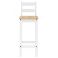 vidaXL 5-tlg. Bar-Set Weiß Massivholz Kiefer vidaXL 5-tlg. Bar-Set Weiß Massivholz Kiefer