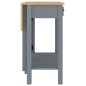 vidaXL 5-tlg. Bar-Set Grau Massivholz Kiefer vidaXL 5-tlg. Bar-Set Grau Massivholz Kiefer