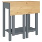 vidaXL 5-tlg. Bar-Set Grau Massivholz Kiefer vidaXL 5-tlg. Bar-Set Grau Massivholz Kiefer
