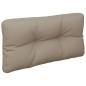 vidaXL Palettenkissen 2-tlg. Taupe Stoff vidaXL Palettenkissen 2-tlg. Taupe Stoff