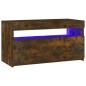 vidaXL TV-Schrank mit LED-Leuchten Räuchereiche 75x35x40 cm vidaXL TV-Schrank mit LED-Leuchten Räuchereiche 75x35x40 cm