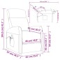 vidaXL Massagesessel Braun Kunstleder vidaXL Massagesessel Braun Kunstleder