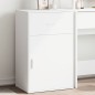 vidaXL Beistellschrank Weiß 56,5x39x90 cm Holzwerkstoff vidaXL Beistellschrank Weiß 56,5x39x90 cm Holzwerkstoff