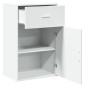 vidaXL Beistellschrank Weiß 56,5x39x90 cm Holzwerkstoff vidaXL Beistellschrank Weiß 56,5x39x90 cm Holzwerkstoff