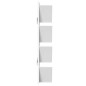 vidaXL Wand-Bücherregal mit 4 Fächern Weiß 33x16x90 cm vidaXL Wand-Bücherregal mit 4 Fächern Weiß 33x16x90 cm